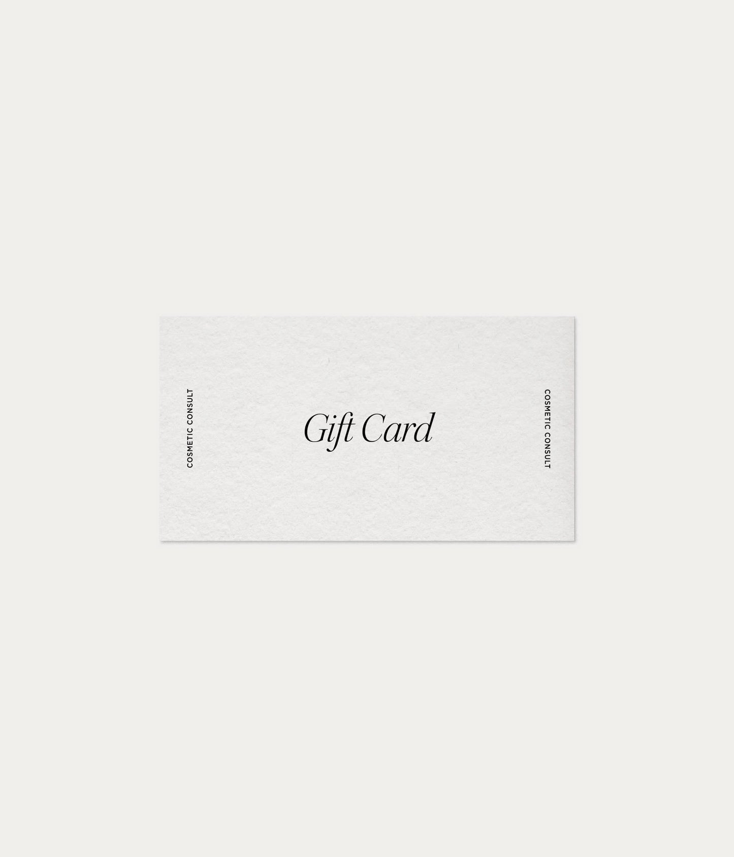 Cosmetic Consult Gift Card