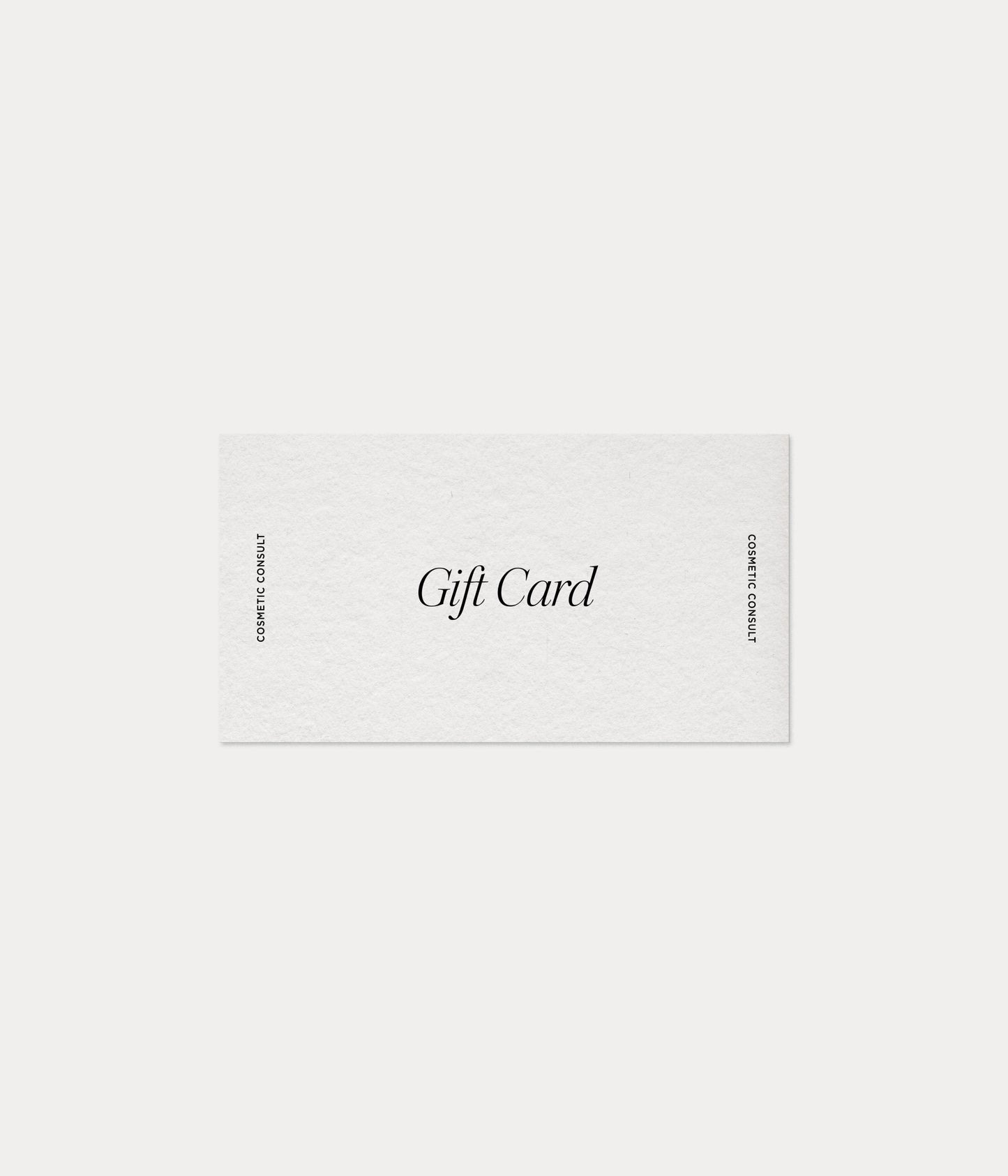 Cosmetic Consult Gift Card